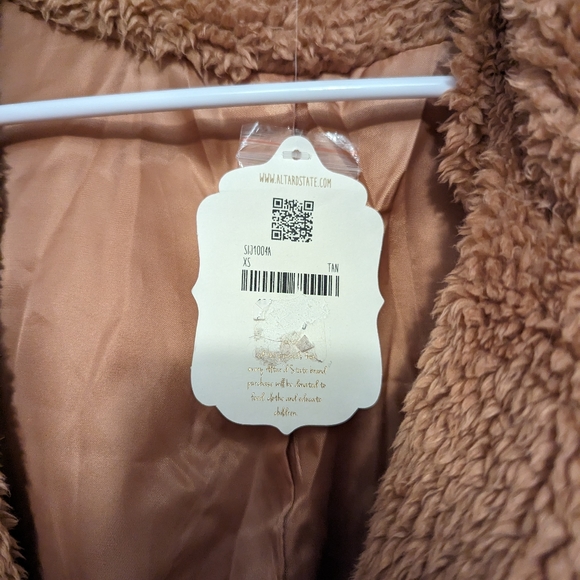 NWT Altar'd State Teddy Bear Jacket - Picture 5 of 6